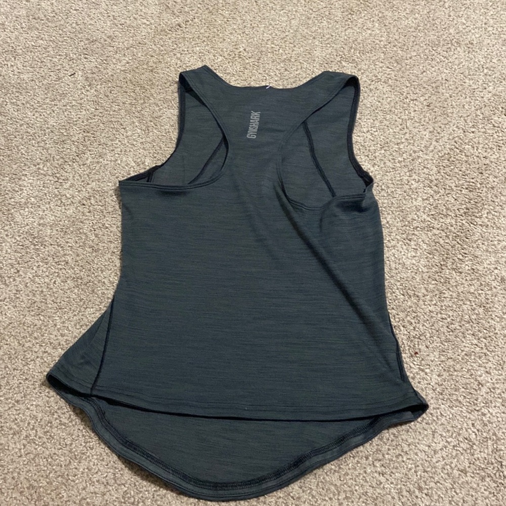 Gray gymshark tank top